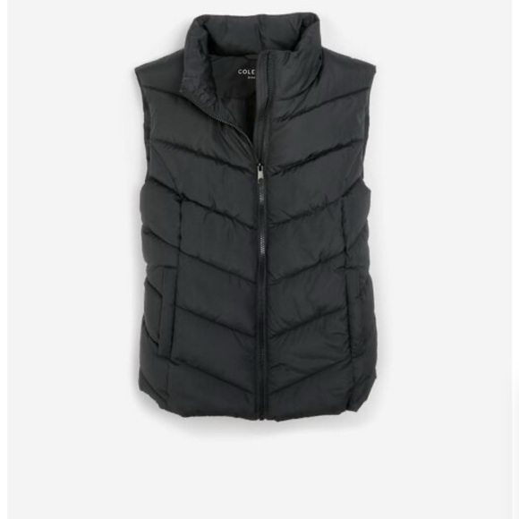 Cole Haan Women's Chevron Quilted Vest Size XL‎ New